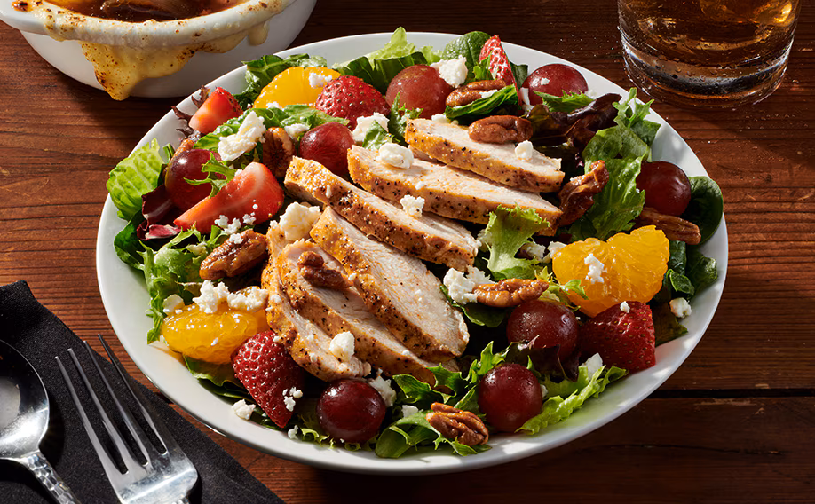 Grilled Chicken and Strawberry Lunch Salad